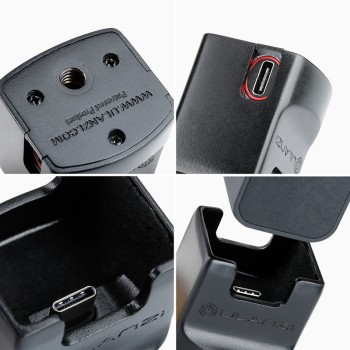 Ulanzi OP-2 Tripod Mount Adapter for DJI Osmo Pocket Accessories Handheld Gimbal Base w 1/4 Screw USB Type-C Charing Port