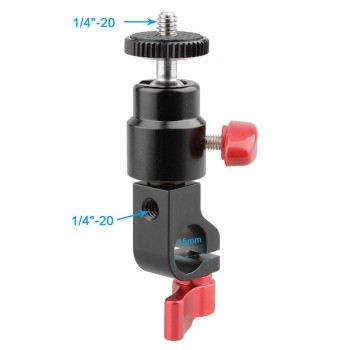 CAMVATE 15mm Rod Clamp amp; Shoe Mount Adapter Photo Studio Kit Photography Accessories For DSLR Camera Cage Monitor C1444