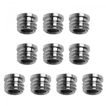 Professional 10 Pcs 1/4 Male to 3/8 Convert Screw Adapter For Tripod Monopod Ballhead DSLR SLR Camera Accessories