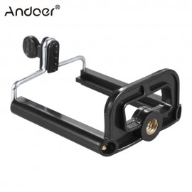 Universal Smartphone Clip Holder Mount Bracket Adapter for Mobile Phone Camera Cell Phone Tripod Stand Mount Adapter Monopod