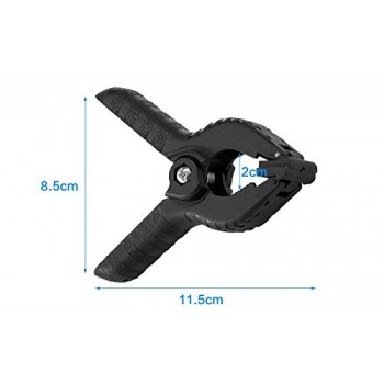 1 pc Selens 4.5 inch Heavy Duty Muslin Clamps Clips for Photo Studio Backdrops Backgrounds Woodworking