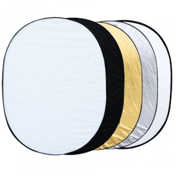 New Hot 5 in 1 collapsible reflector oval photo studio 90 x 120 cm (35 x 47 )