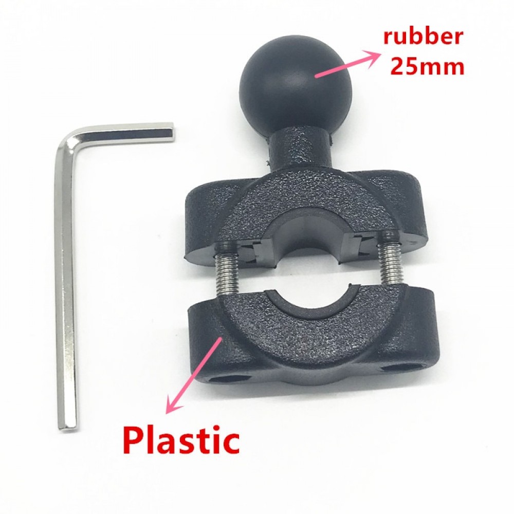 rail mount w/ 1 inch ball car headrest , motorcycle scooter rearview mirror stem bar mount for gar min gopro for ram mounts