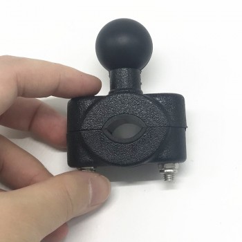 rail mount w/ 1 inch ball car headrest , motorcycle scooter rearview mirror stem bar mount for gar min gopro for ram mounts