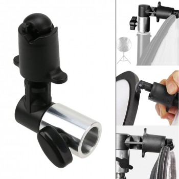 Reflector Clip Photo Video Photography Studio Background Reflector Softbox Disc Holder Clip Adapter Bracket for Flash Light