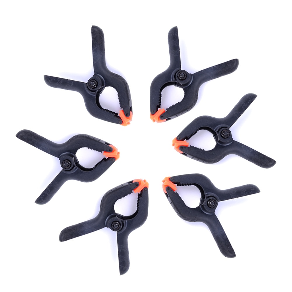 Tracking Number+ 6 Pcs 3.5-inch( 3.5) 9CM Photography Studio Background stand holder Clips Backdrop Clamps Pegs Photo Equipment