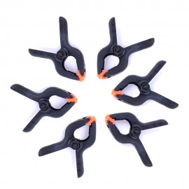 Tracking Number+ 6 Pcs 3.5-inch( 3.5) 9CM Photography Studio Background stand holder Clips Backdrop Clamps Pegs Photo Equipment
