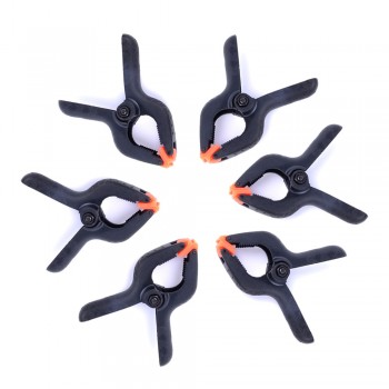 Tracking Number+ 6 Pcs 3.5-inch( 3.5) 9CM Photography Studio Background stand holder Clips Backdrop Clamps Pegs Photo Equipment