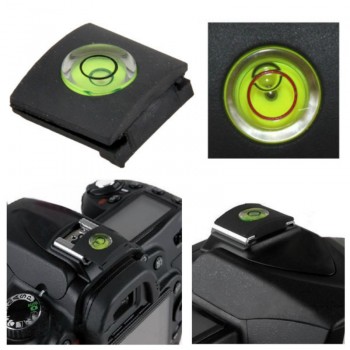 Camera Accessories Universal DSLR Camera Bubble Spirit Level + Hot Shoe Protector Cover For Nikon Canon Casio Fuji Samsung