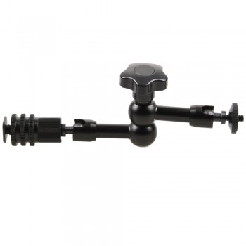 7 inch 1/4 Adjustable Friction Articulating Magic Arm+Clamp for DSLR Rig LCD Monitor LED Light Stabilizer Go pro Cell phone