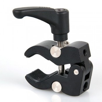 7 inch 1/4 Adjustable Friction Articulating Magic Arm+Clamp for DSLR Rig LCD Monitor LED Light Stabilizer Go pro Cell phone