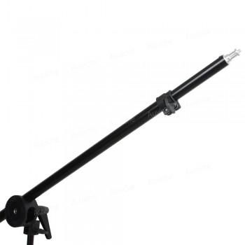 75-140cm / 30-55 Studio Photo Telescopic Boom Arm Top Light w/ Sandbag with 2m Light stand for Speedlite / Mini Flash Strobe