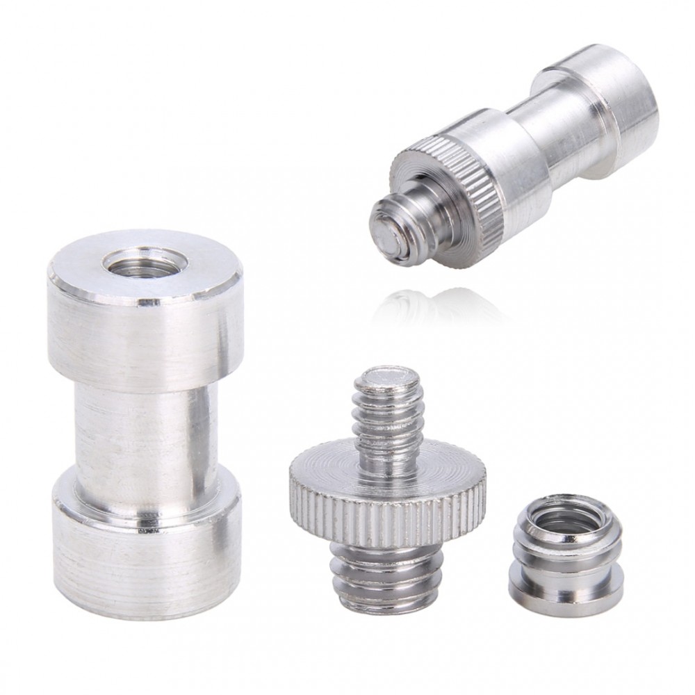 Mayitr 1pc Male To Female Screw Adapter 1/4 3/8 Mount Set Thread Screw Adapters Convert For Camera Tripod Light Stand