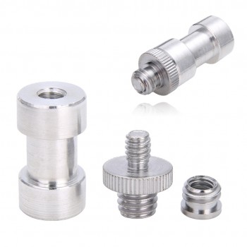 Mayitr 1pc Male To Female Screw Adapter 1/4 3/8 Mount Set Thread Screw Adapters Convert For Camera Tripod Light Stand