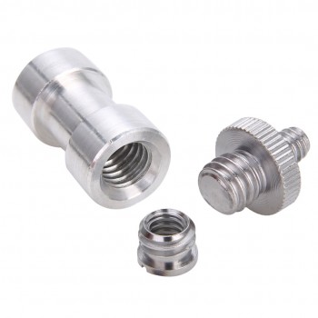 Mayitr 1pc Male To Female Screw Adapter 1/4 3/8 Mount Set Thread Screw Adapters Convert For Camera Tripod Light Stand