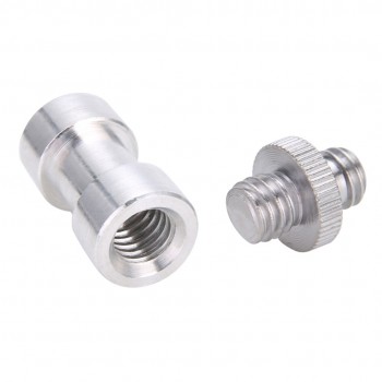 Mayitr 1pc Male To Female Screw Adapter 1/4 3/8 Mount Set Thread Screw Adapters Convert For Camera Tripod Light Stand