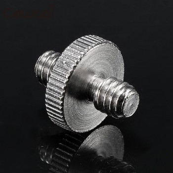 6 In 1 1/4 3/8 Monopod Tripod Screw Mount Bracket Holder Camera Spigot Adapter