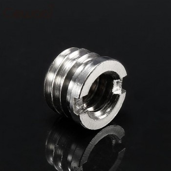 6 In 1 1/4 3/8 Monopod Tripod Screw Mount Bracket Holder Camera Spigot Adapter