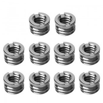 10pcs/lot Female 1/4 to Male  3/8 Convert Screw Adapter for Tripod Monopod Ballhead DSLR SLR Accessories Camera Accessories