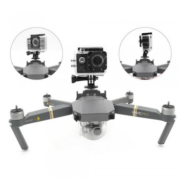 Multifunction Fixed Bracket Gimbal Camera Mount Holder Drone Body Part LED Light Mount Buckle Holder Stand for DJI Mavic Pro