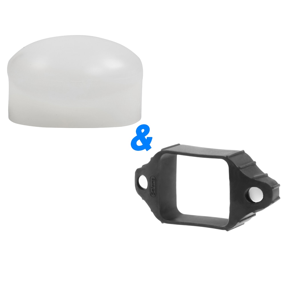 Selens Magnetic Silicon Light Diffuser Rubber Sphere Modular Flash Accessories for Canon Nikon Yongnuo on-Camera Speedlite
