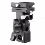 B Type Flash Hot Shoe Mount Bracket B Type Umbrella Holder Speedlite For Canon Flash Swivel Light Stand