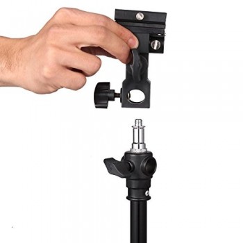 B Type Flash Hot Shoe Mount Bracket B Type Umbrella Holder Speedlite For Canon Flash Swivel Light Stand