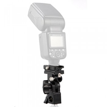 B Type Flash Hot Shoe Mount Bracket B Type Umbrella Holder Speedlite For Canon Flash Swivel Light Stand