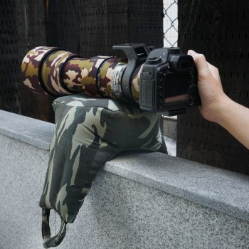 Meking Convenient Cool Camouflage Wildlife Bird Watching Camo Photography Bag For Hunting Animal Photo Shooting Camera Bean Bags