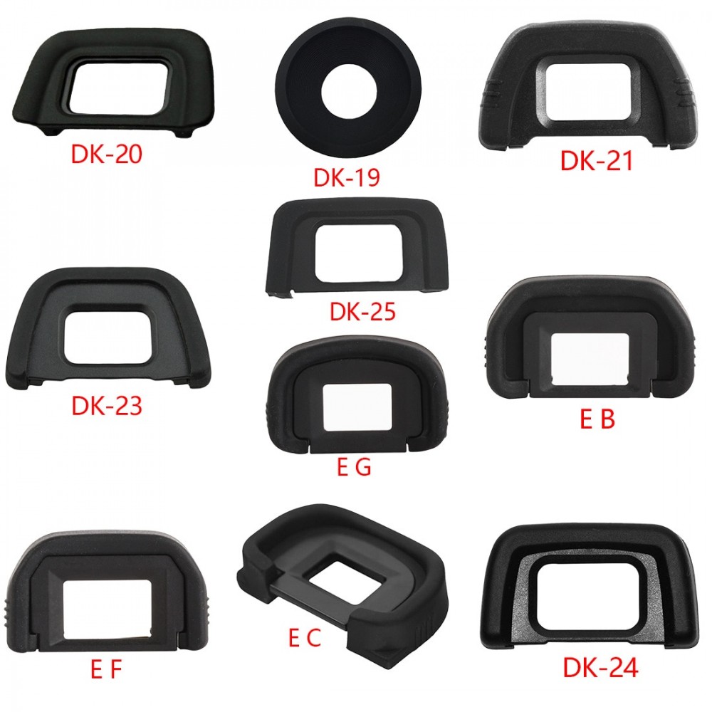 New Arrival DK-19 DK-20 DK-21 DK-23 DK-24 DK-25 EF EB EG EC High Quality Rubber Eye Cup Eyepiece Eyecup for Nikon Canon SLR Came