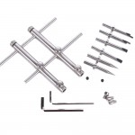 Professional DSLR Camera Lens Repair Spanner Wrench Open Tool 3 Tips10-100mm for Canon Nikon Sony Olympus Camera