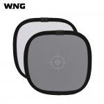 30CM/12 Foldable 18% 18 Degree Grey Reflector Card Grey/White Reference Card