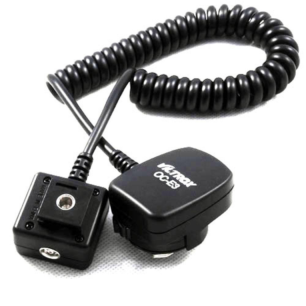 VILTROX OC-E3 E-TTL Off Camera Shoe Cord with Safe Lock for Canon DSLR Camera Flash 150cm