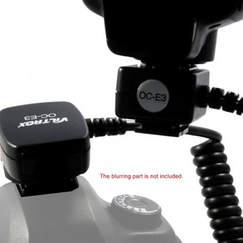 VILTROX OC-E3 E-TTL Off Camera Shoe Cord with Safe Lock for Canon DSLR Camera Flash 150cm