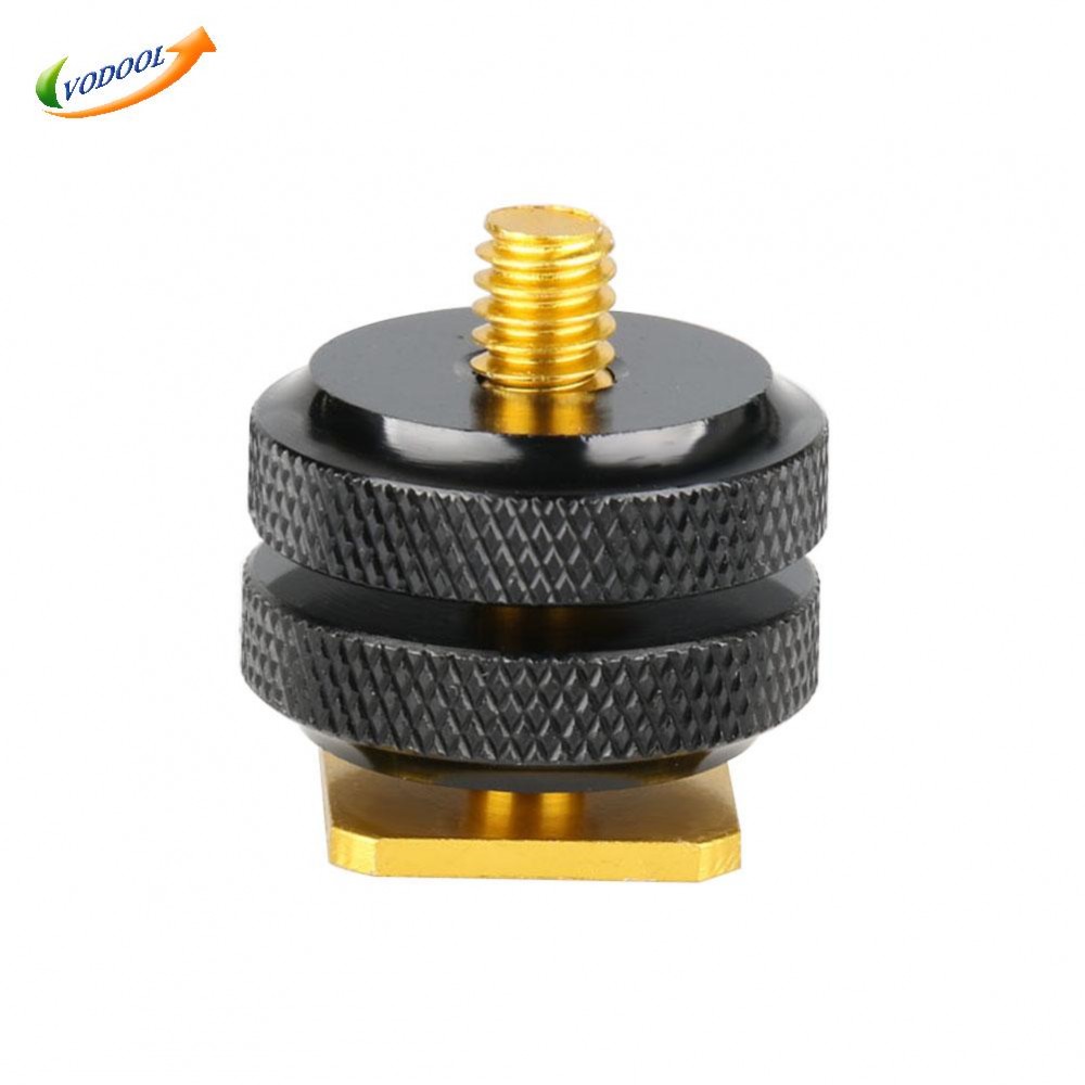 VODOOL Hot Shoe 1Pc 1/4 Tripod Screw to Flash Hot Shoe Adapter Holder Mount Photo Studio Accessories for NIKON SC-28 FLASH