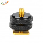 VODOOL Hot Shoe 1Pc 1/4 Tripod Screw to Flash Hot Shoe Adapter Holder Mount Photo Studio Accessories for NIKON SC-28 FLASH
