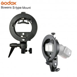 Godox S-Type Flash Bracket Bowens S Mount Holder Universal Type for Speedlite Flash Snoot Softbox Beauty Dish Honeycomb Umbrella
