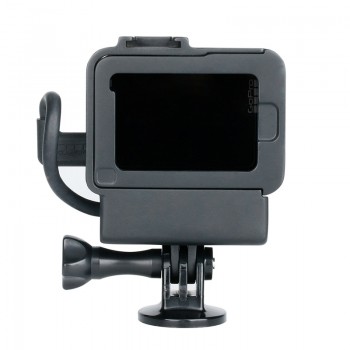 Ulanzi V2 Vlog Case Accessories for Gopro Hero 7 6 5 Plastic Housing with Extend Microphone Port Cold Shoe Mount