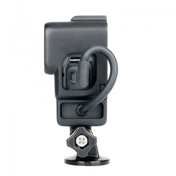 Ulanzi V2 Vlog Case Accessories for Gopro Hero 7 6 5 Plastic Housing with Extend Microphone Port Cold Shoe Mount