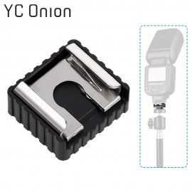 3 PCS Universal Hot Shoe Mount Adapter with 1/4 Screw Tripod Flash Bracket Speedlight Stand Light Holder for Studio DSLR Camera