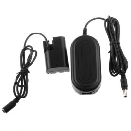 ACK-E6 AC Power Adapter with Power Cable For CANON EOS 60D 7D 6D 5D Mark II III 5D3 +DC Coupler
