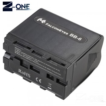 BB-6 6pcs AA Battery Case Pack Battery Holder Power as NP-F NP-970 Series Battery for LED Video Light Panel / Monitor