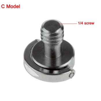 Kaliou Photo Studio Accessory Precision C-Ring D-Ring 1/4 Tripod Screw 3/8 Camera Screw for Quick Release Plate Camera Tripod
