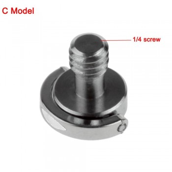 Kaliou Photo Studio Accessory Precision C-Ring D-Ring 1/4 Tripod Screw 3/8 Camera Screw for Quick Release Plate Camera Tripod
