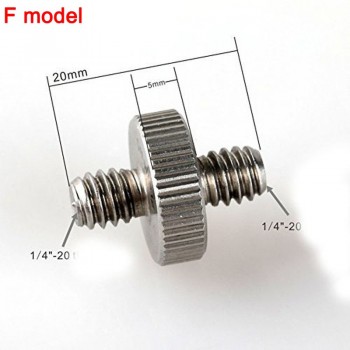 Kaliou Photo Studio Accessory Precision C-Ring D-Ring 1/4 Tripod Screw 3/8 Camera Screw for Quick Release Plate Camera Tripod