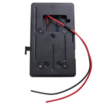 14*8.2*2cm Back Pack Plate Adapter V-shoe V-Mount V-Lock Battery External Battery External For DSLR Camcorder Video Light