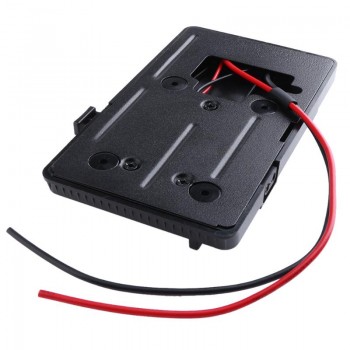 14*8.2*2cm Back Pack Plate Adapter V-shoe V-Mount V-Lock Battery External Battery External For DSLR Camcorder Video Light
