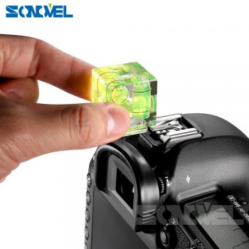 Universal 3-Axis Hot Shoe Fixed Bubble Spirit Level 3D Spirit Level For Canon/Nikon/Pentax DSLR Camera Photography Accessories