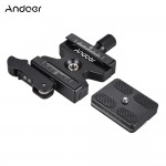 Andoer CL-50LS Aluminum Alloy Quick Release Plateamp;amp for Arca Swiss Quick Release Plate Ball Head Tripod