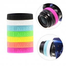 FOR Nikon Photography Lens Bracelets Wristbands Lens Band Stop Zoom Creep Colorful silicone 49mm 52mm 58mm 62mm 67mm 72mm 77mm